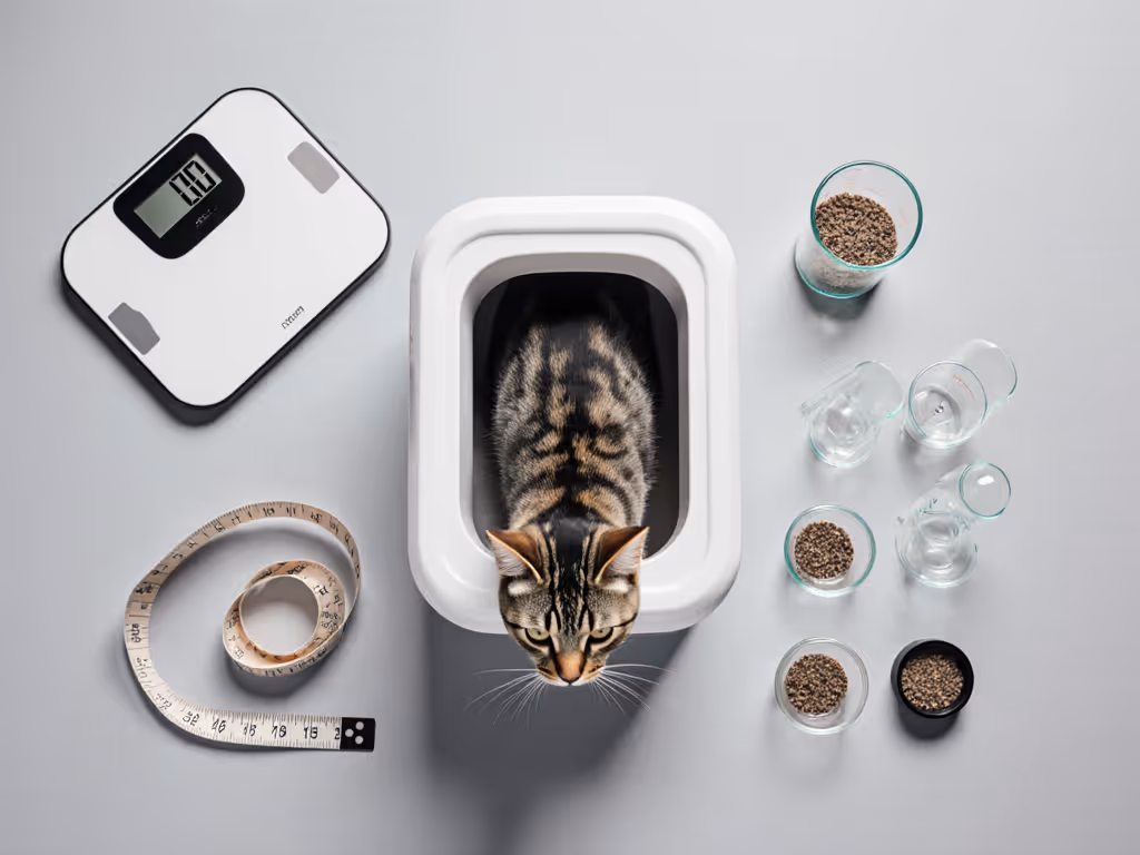 cat_using_litter_box_with_measurement_tools_in_background