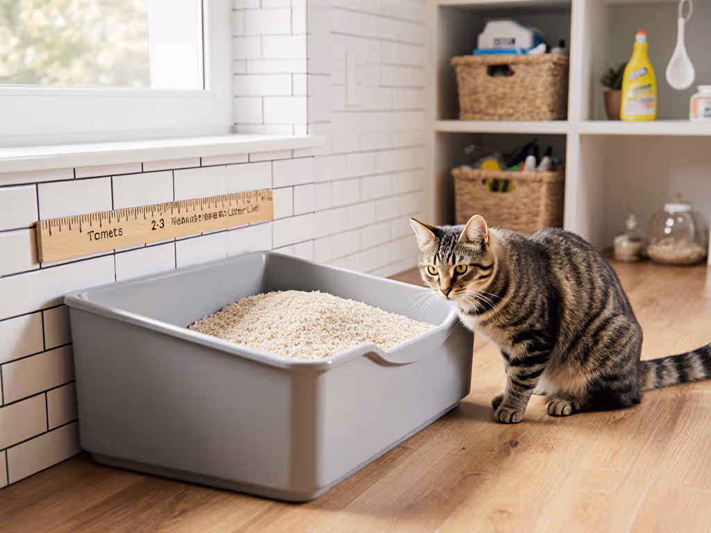2-3 Inch Litter Depth: Master Cat Burying Instinct