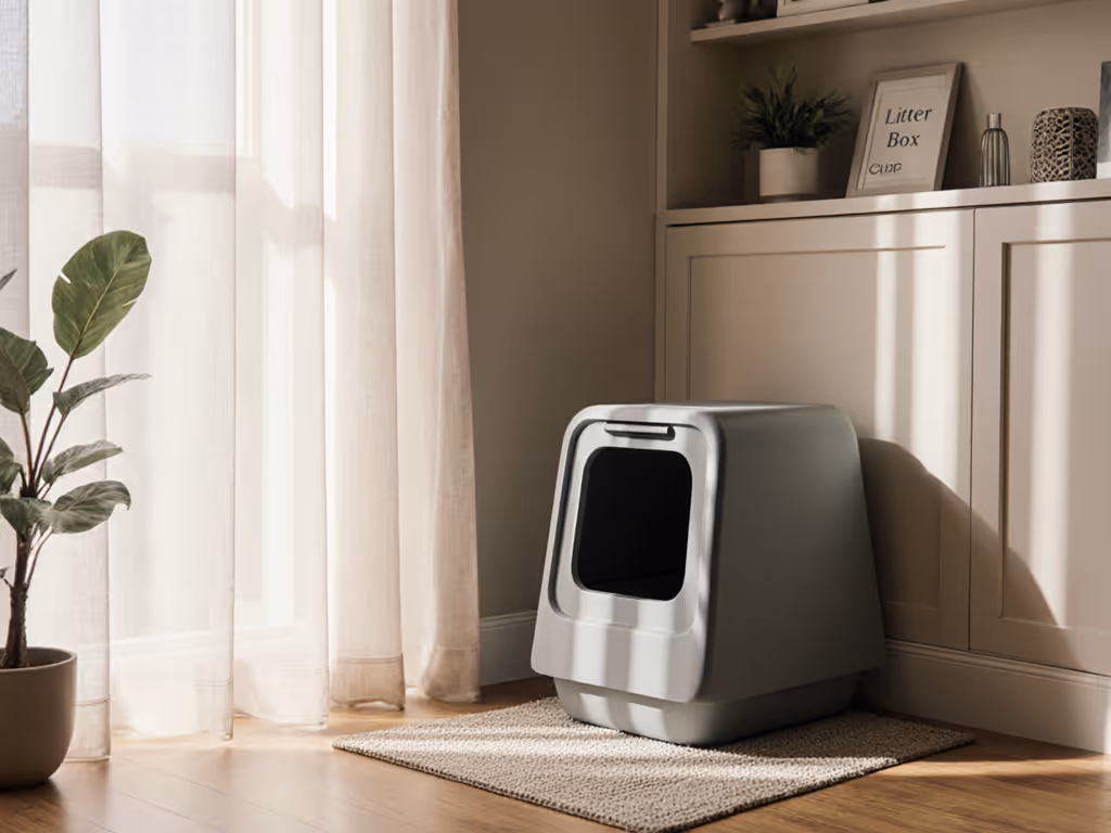 Covered Litter Box Placement: Quiet Location Guide