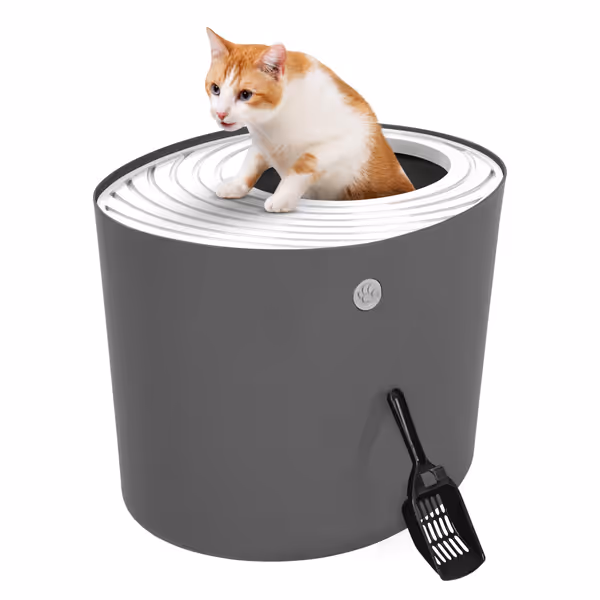 IRIS USA Top Entry Cat Litter Box